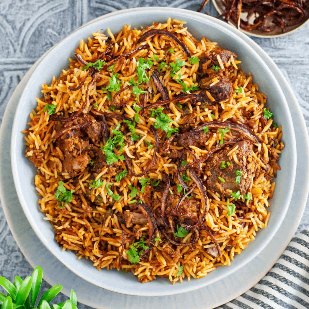 Chennai style mutton biryani 2